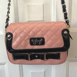 pink leather sharif purse